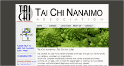 Desktop Screenshot of nanaimotaichi.org