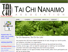Tablet Screenshot of nanaimotaichi.org